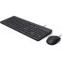HP 150 káblová sada myši a klávesnice - USB, Full-Size, čierna 240J7AA#ABX