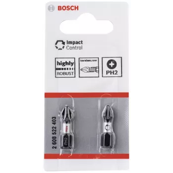 Bosch Impact Control 2608522403 Phillips PH2 sada bitov, 2 ks, 25 mm