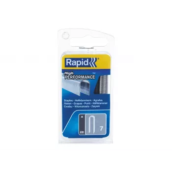 Rapid Tools káblové svorky Typ 7, 12 mm, pozinkované s reznou hranou, sponky z plochého drôtu – 1 ks (40109523)