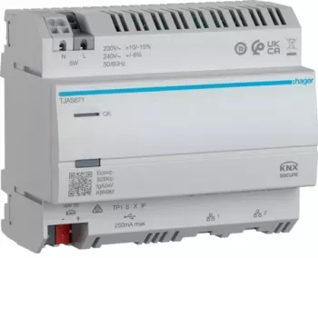 Hager Domovea basic TJAS671 KNX IP Gateway Smart Home Server