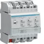 Hager TYAS606D KNX Secure spínací/žalúziový aktor 6/3-násobný 16A C-záťaž