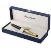 Waterman Hemisphere roller pero - jemné, lesklá čierna s chrómovými ozdobnými krúžkami, darčeková krabička 2225136