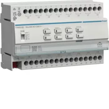 HAGER TYMS616D KNX Secure spínací/žalúziový aktor 16/8-násobný