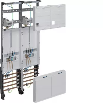 Hager ZK33Q3NT universZ Kompletné pole 1050x500mm 3-bodové 2 miesta pre elektromer 10 mm² s oddeľovacou funkciou