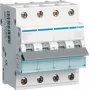 Hager MBN420 4-pólový istič charakteristika B 20A 6kA