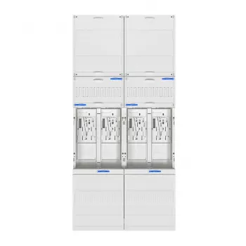 HAGER ZK3EN24 univerzálne Z-zapojenie kompletný rozvádzač elektromerov, 4 miesta pre elektromery, BKE-I, 2-polová šírka, 1050mm