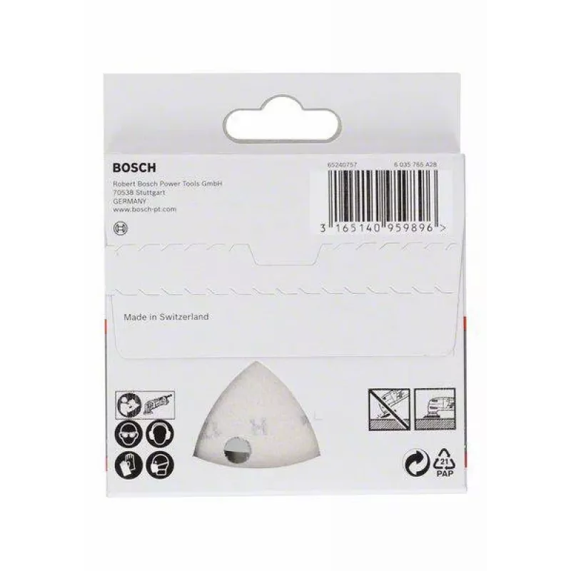 Bosch 2608621689 delta brúsny list P240 93 mm balenie 5 ks