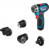Bosch GSR 12V-15 FC Professional akumulátorová vŕtačka so systémom FlexiClick, 2x2,0Ah batérie, nabíjačka, L-BOXX 102 06019F6006
