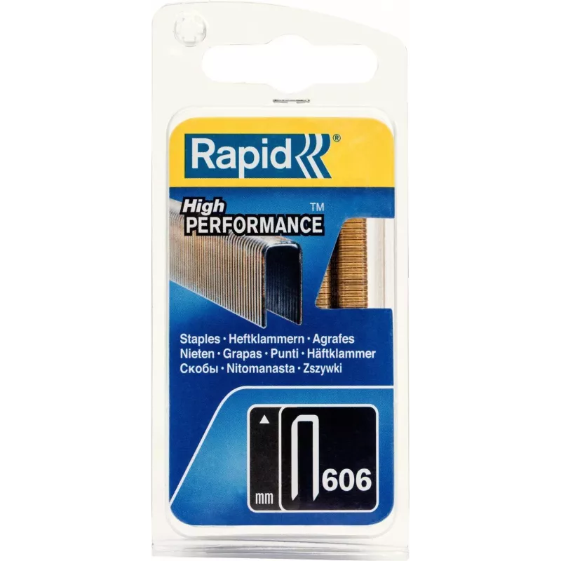RAPID TOOLS Typ 606 úzke sponky 30 mm pozinkovaná oceľ živicou potiahnutá 1000 kusov 40109532