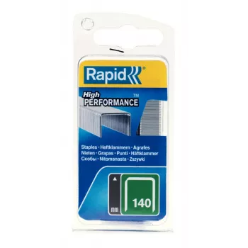 RAPID TOOLS Rapid ploché sponky Typ 140, 14 mm dĺžka ramienka, pozinkovaná oceľ, 1250 kusov, malé balenie s Euro dierou 40109517