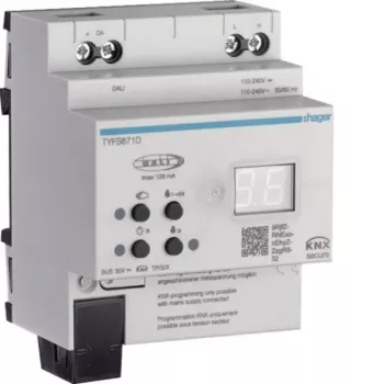 Hager Gateway TYFS671D KNX/DALI-2 Secure 1-kanál