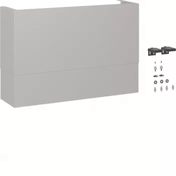 Hager universZ teleskopický panel na manažment káblov FZ0800TB, výška 350-680 mm, hĺbka 205 mm, biely