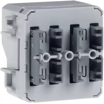 HAGER WNT302 KNX tlačidlový senzor, 1-násobný, 2 spínacie body, pod omietku, polárna biela