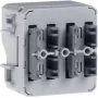Hager WNT304 KNX Secure 2-násobný tlačidlový modul, montáž na omietku