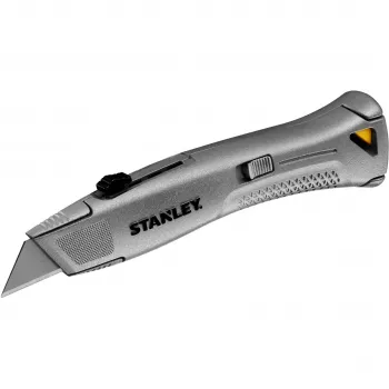 Stanley FMHT10505-0 FatMax ťažký vreckový nôž so zatahovacou čepeľou strieborná/čierna s úložiskom čepelí a 3 čepeľami