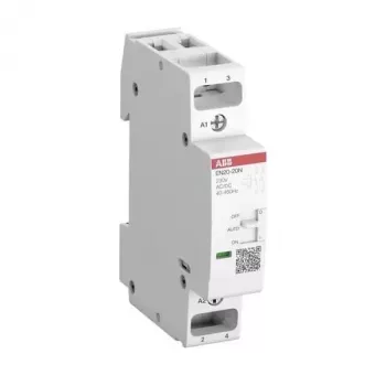 ABB EN20-20N-06 mini stýkač, 2 N.O., 24 V AC cievka, 20 A AC-1, 9 A AC-3, DIN lišta 1SBE122111R0620