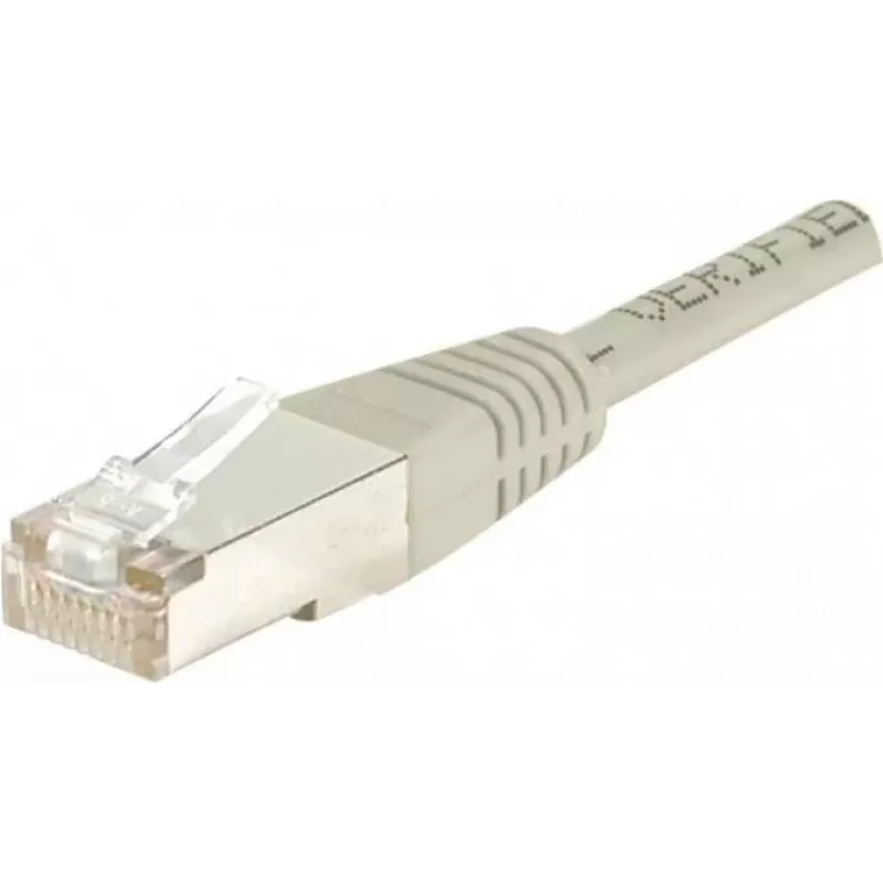 Exertis Connect 847200 2m Cat5e F/UTP sieťový patch kábel, sivý