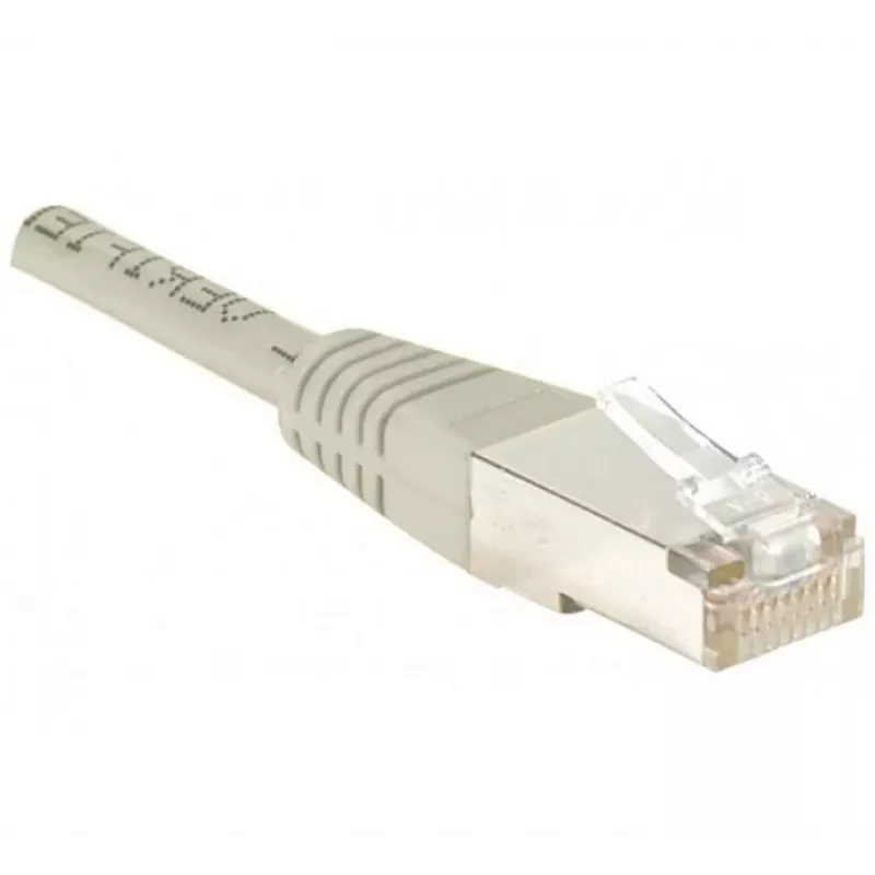 Exertis Connect 847200 2m Cat5e F/UTP sieťový patch kábel, sivý