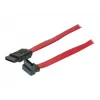 TECLINE SATA kábel, 7-pin SATA konektor samec na 7-pin SATA konektor samec, 1,0 m, červený 314000