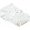 EXERTIS CONNECT RJ45 modulárny konektor Cat. 6 UTP pre lankový kábel, transparentný, balenie 10 ks 920560