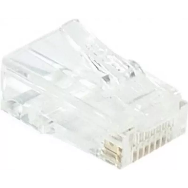 EXERTIS CONNECT RJ45 modulárny konektor Cat. 6 UTP pre lankový kábel, transparentný, balenie 10 ks 920560