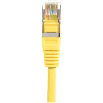 EXERTIS CONNECT CAT.6 F/UTP patch kábel, žltý, 0,5 m, Slim Snagless 842051