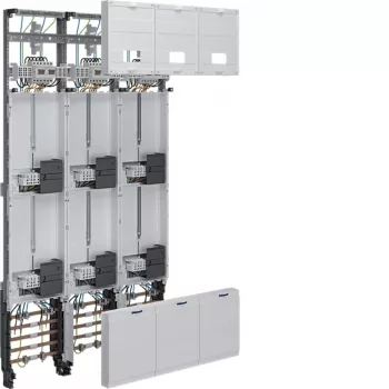 Hager universZ kompletné pole elektromera 1350x750mm 3-fázové 6 miest elektromerov 10 mm² s oddeľovacou funkciou ZL53W8NT