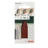 Bosch 2609256A38 delta brúsny papier, suchý zips, bez otvorov, zrnitosť 80, roh 32 mm, 5 kusov