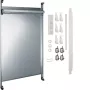 HAGER UF22NW universZ multimediálny kompletný panel, 2-polový, 900mm, bez patch modulov