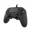 NACON PS4 Compact Controller čierny – káblový gamepad pre PS4 & PC
