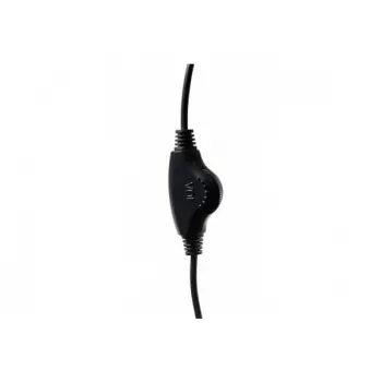 Exertis Connect On-Ear káblový headset s mikrofónom na ramene - čierny 059222