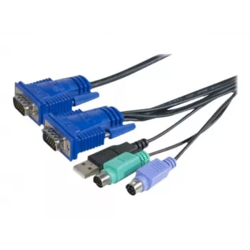 EXERTIS CONNECT KVM Combo kábel USB, PS/2, 1,8m (66302)