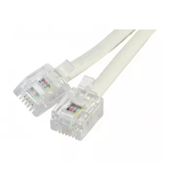 EXERTIS CONNECT Telefónny kábel, 15 m, slonovinová (EXC925600)