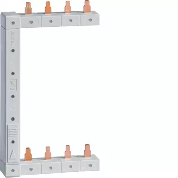 HAGER KCF663S vertikálna fázová lišta, 3-pólová, 63 A, 400 V, 10 mm², vľavo/vpravo