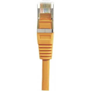 Exertis Connect 234120 Prepojovací kábel Cat.6 F/UTP, 2 m, oranžový, Slim Bend Protection
