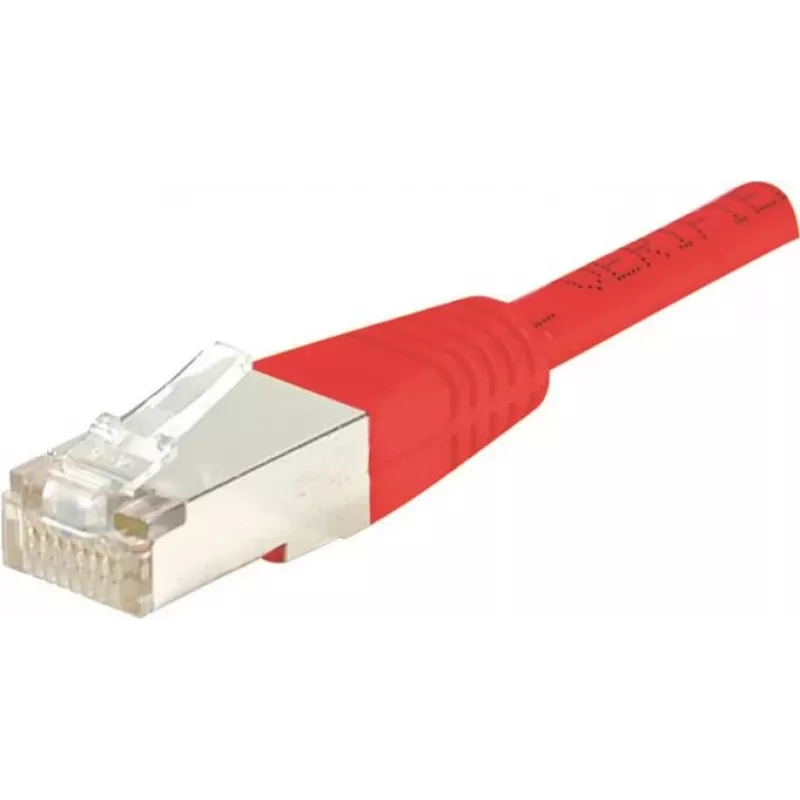 EXERTIS CONNECT 842203 Cat6 F/UTP sieťový patch kábel, 2 m, červený