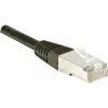 Exertis Connect 234220 Cat6 F/UTP sieťový patch kábel, 0,5 m, čierny