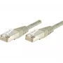 EXERTIS CONNECT Cat.6 F/UTP patch kábel, sivý, 25 m, Slim Snagless 240250