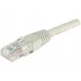 EXERTIS CONNECT Cat6 U/UTP patch kábel, RJ45, sivý, 1,5 m, Snagless, meď EXC240960
