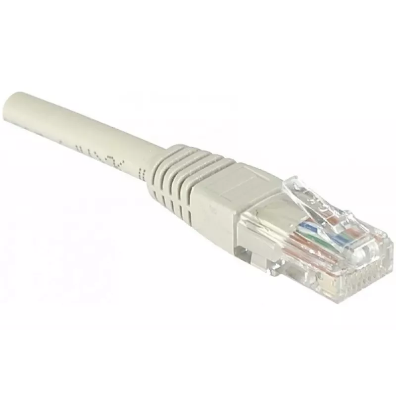 EXERTIS CONNECT Cat6 U/UTP patch kábel, RJ45, sivý, 1,5 m, Snagless, meď EXC240960