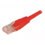 EXERTIS CONNECT Cat6 U/UTP nechránený medený patch kábel, RJ45, červený, 15 m, ochrana západky 243761