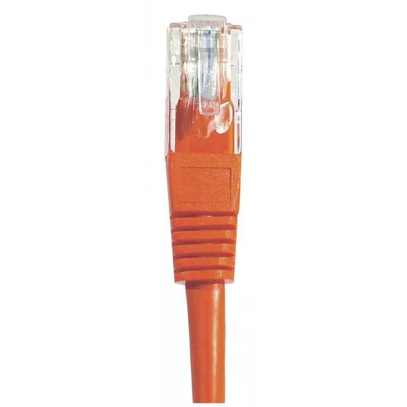 EXERTIS CONNECT Cat6 U/UTP nechránený medený patch kábel, RJ45, červený, 15 m, ochrana západky 243761