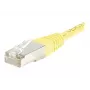 EXERTIS CONNECT Cat.6 F/UTP patch kábel, 7 m, žltý, štíhly Snagless Boot 245570