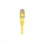 EXERTIS CONNECT Cat.5e F/UTP patch kábel, žltý, 0,5 m, Slim Bend Protection 847161