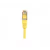 EXERTIS CONNECT Cat.5e F/UTP patch kábel, žltý, 0,5 m, Slim Bend Protection 847161
