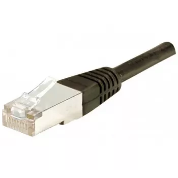 EXERTIS CONNECT Cat.5e F/UTP patch kábel, RJ45, čierny, 0,5 m 847166