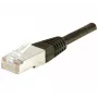 EXERTIS CONNECT Cat.5e F/UTP patch kábel, RJ45, čierny, 0,5 m 847166