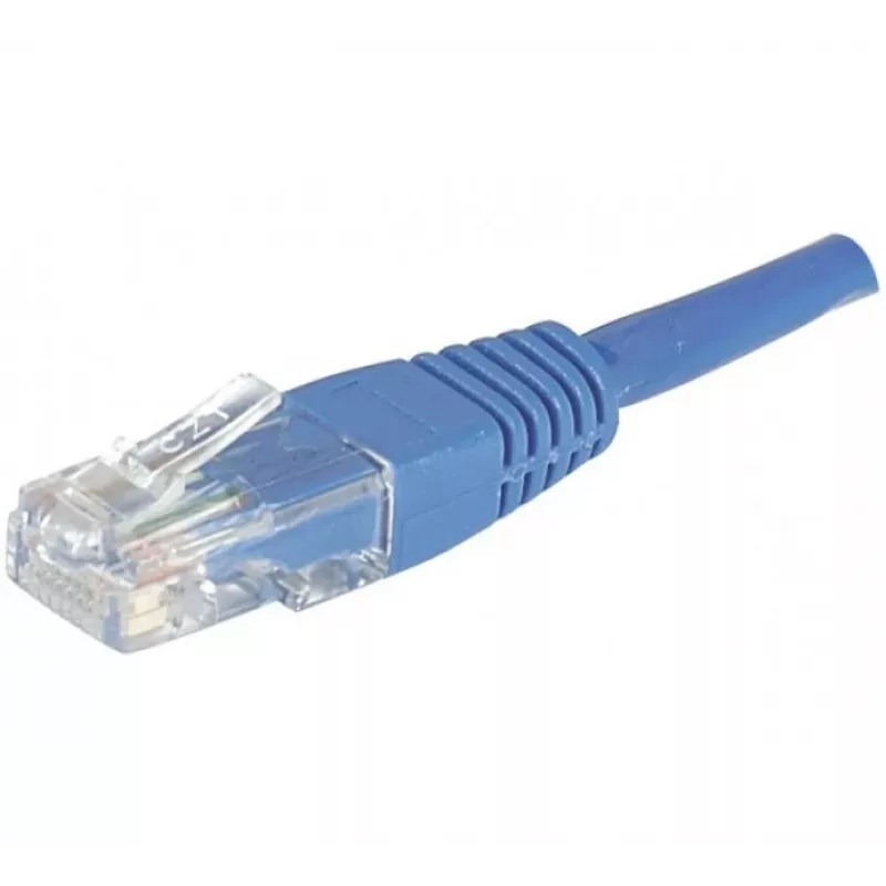 EXERTIS CONNECT Cat.6 U/UTP patch kábel, RJ45, modrý, 20 m, Snagless 246762