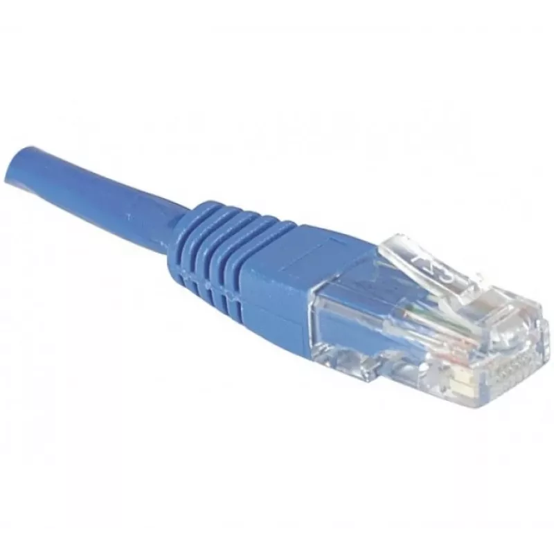EXERTIS CONNECT Cat.6 U/UTP patch kábel, RJ45, modrý, 20 m, Snagless 246762