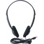 Exertis Connect On-Ear headset s mikrofónom, 3,5 mm jack, čierny (059204)
